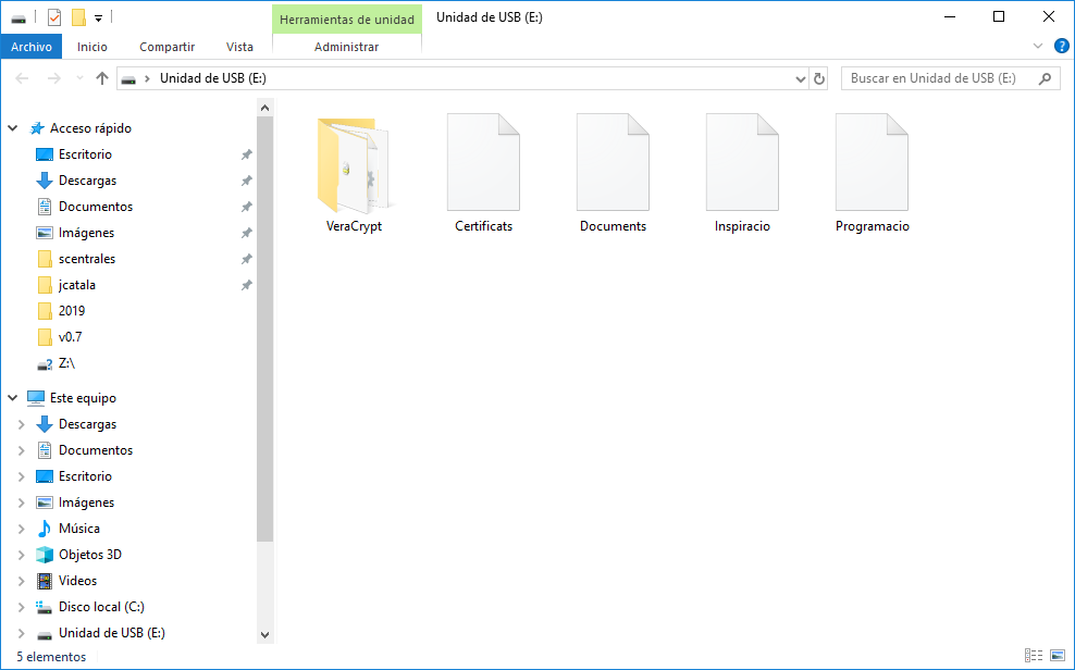 Cifrat de discs externs i particions a Windows o Mac OS X amb VeraCrypt