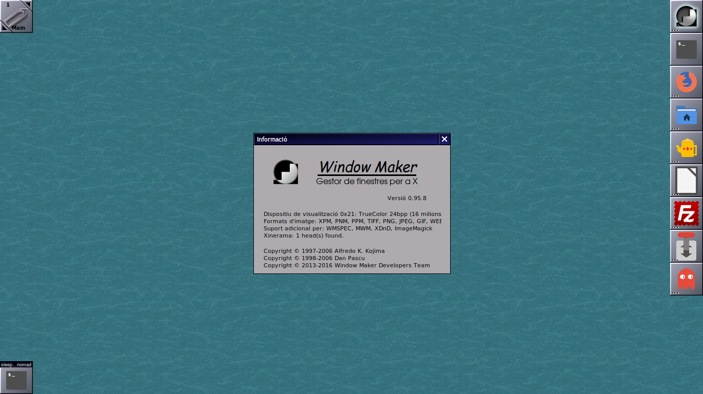 Canviar l'escriptori OpenBox a Window Maker a NomadBSD