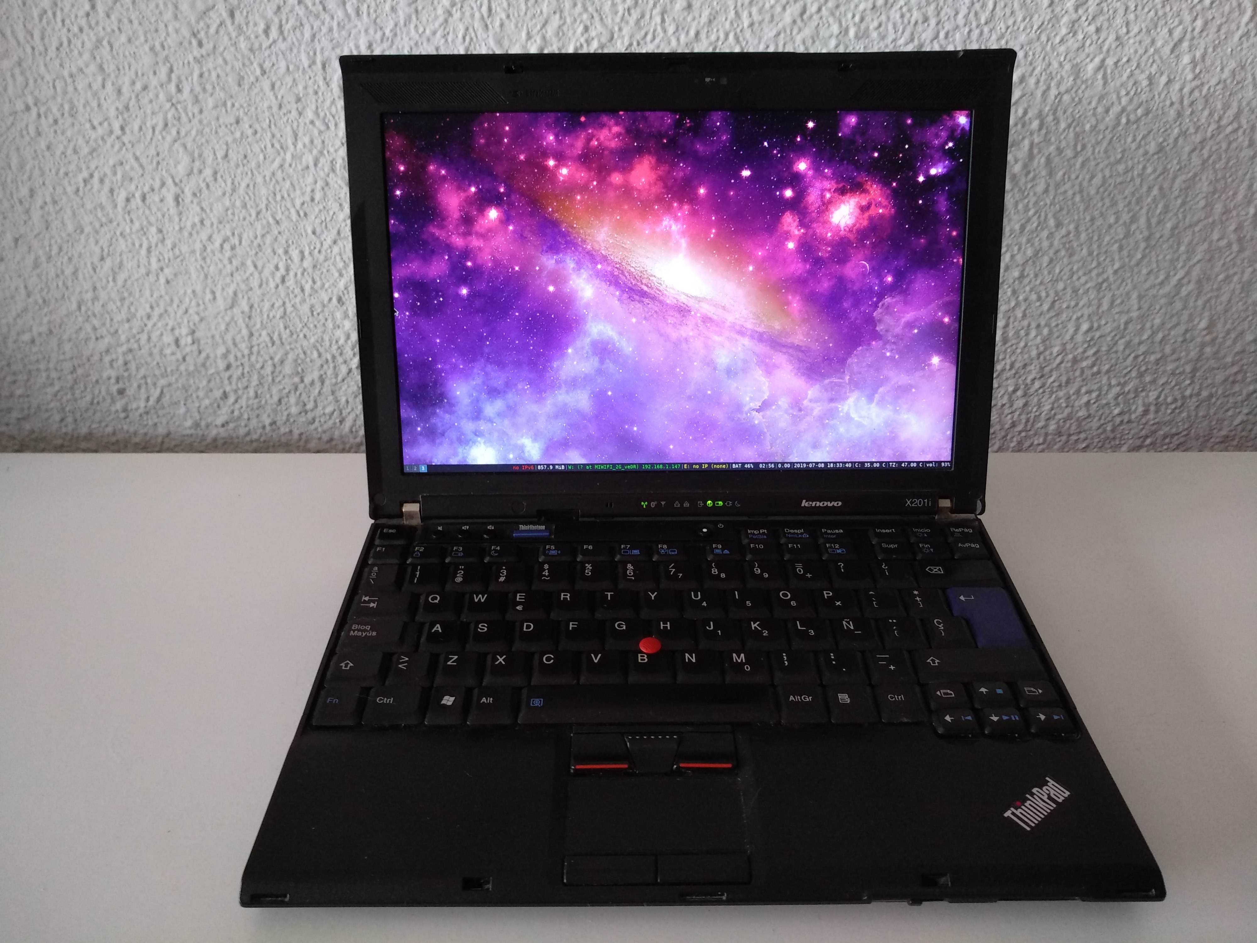 Instal·lant OpenBSD 6.5 al portàtil Lenovo Thinkpad x201i