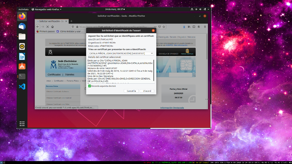 Instal·lant el DNI Electrònic a Ubuntu 19.04 i 19.10