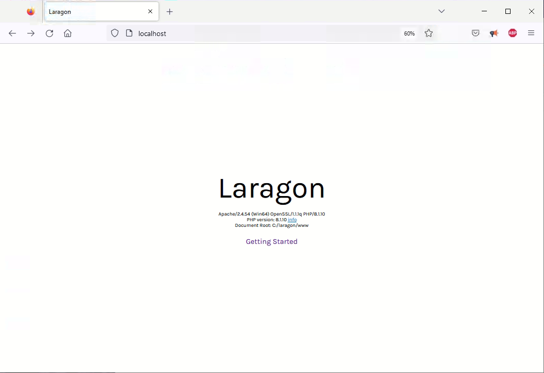Instal·lació de Drupal 10 sobre Laragon a un PC amb Windows