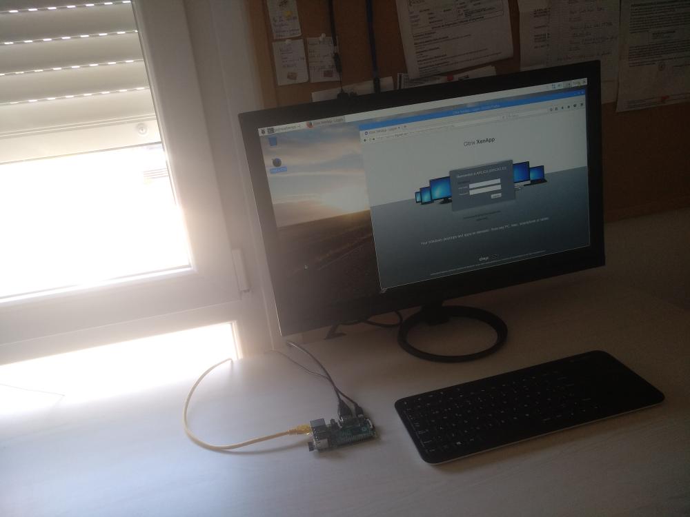 Configurant la Raspberry Pi 2 com a Thinclient amb Raspbian + CITRIX i accedint amb un certificat digital