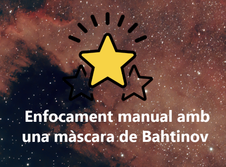 Enfocament manual amb màscara de Bahtinov