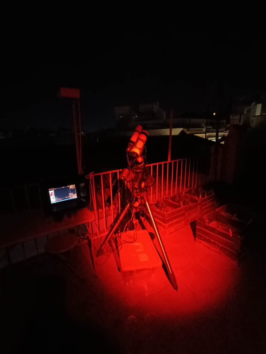 telescopi en el terrat