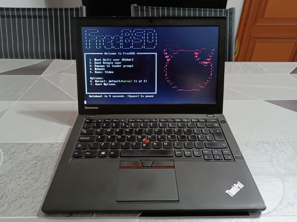 Boot single mode a FreeBSD