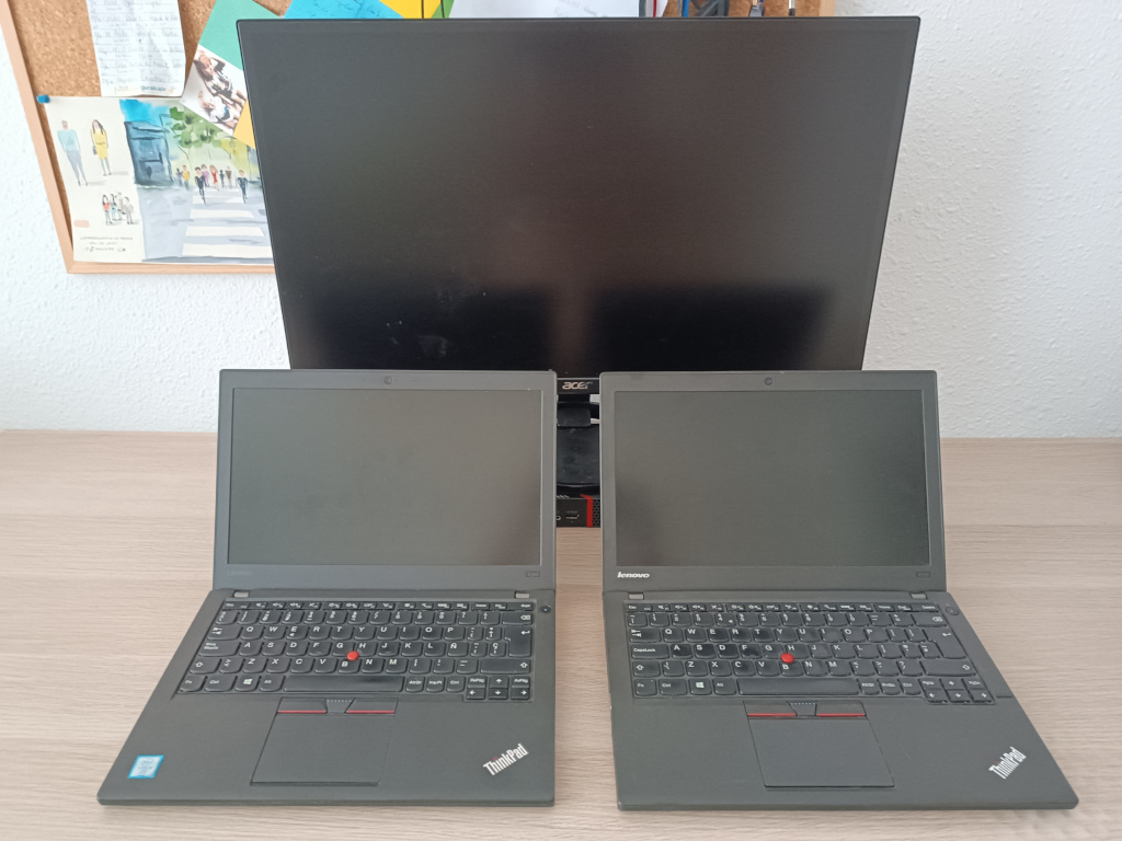 dos portàtils Lenovo Thinkpad x260 que vull clonar