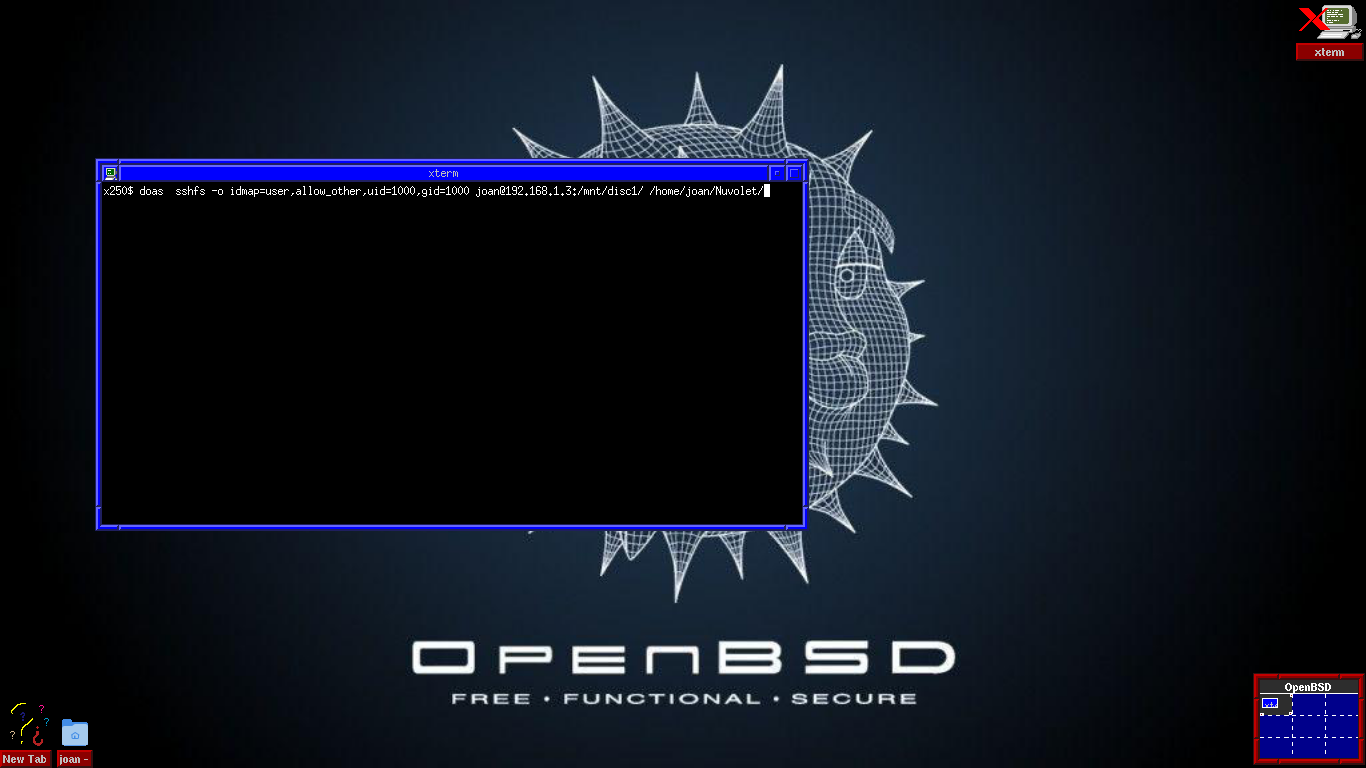 SSHFS a OpenBSD 7.7