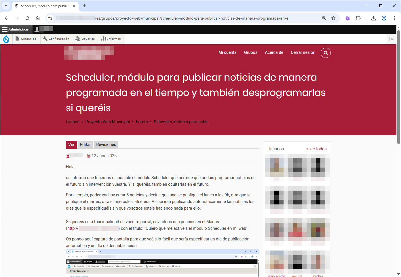 fil ariadna massa llarg a drupal