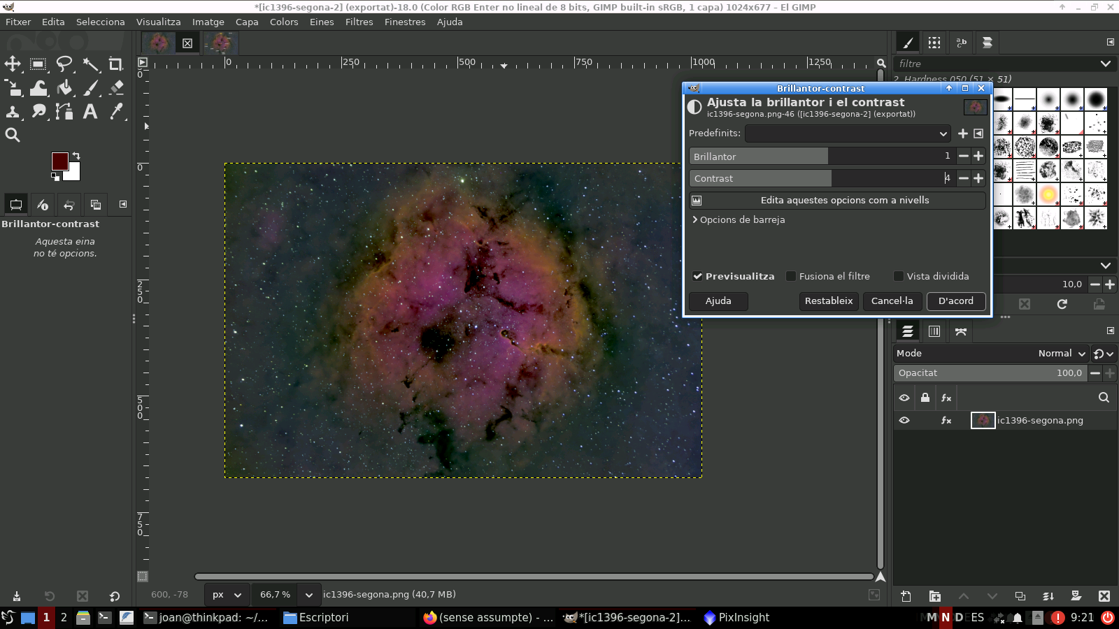 IC1396 HortaSud Astronomia