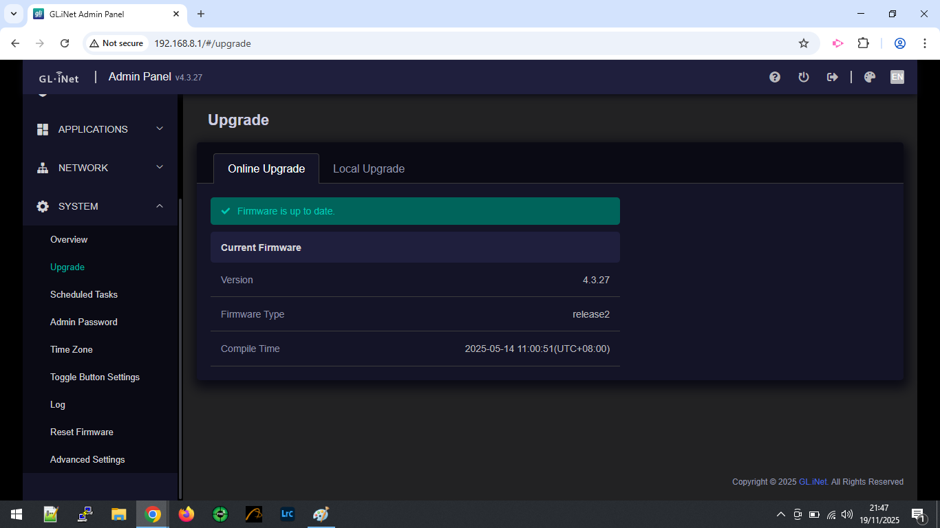 firmware SHADOW GL .iNet GL-AR300M16