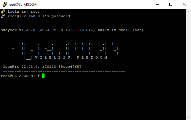 firmware SHADOW GL .iNet GL-AR300M16