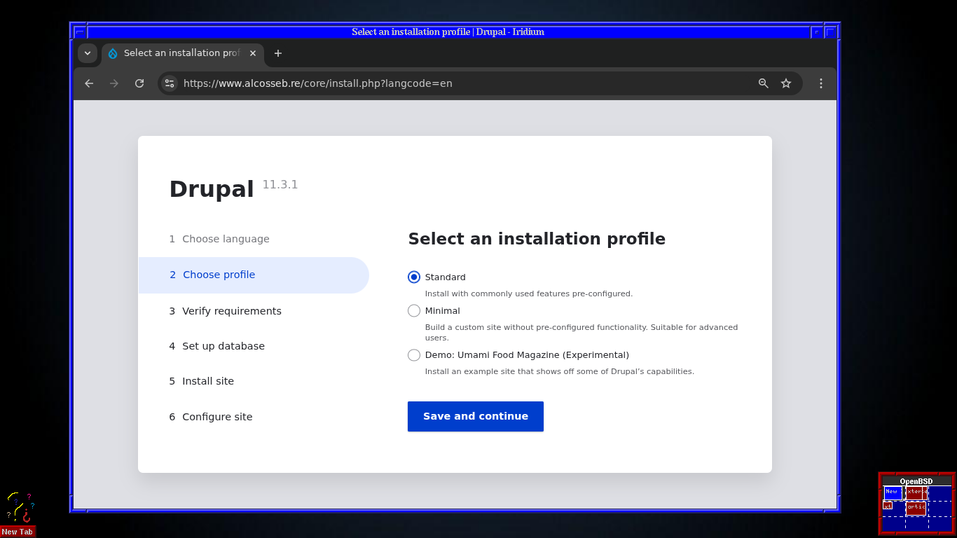 instal·lació de Drupal 11