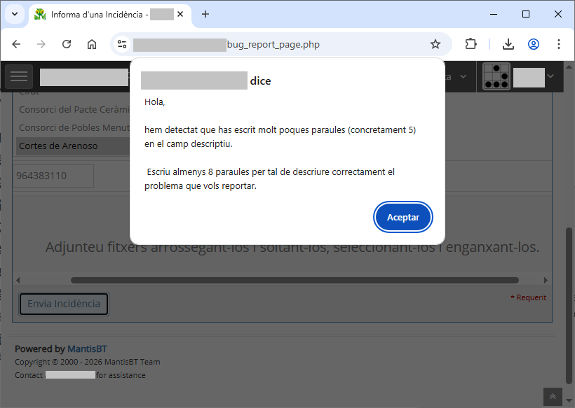 Controlem el número de paraules