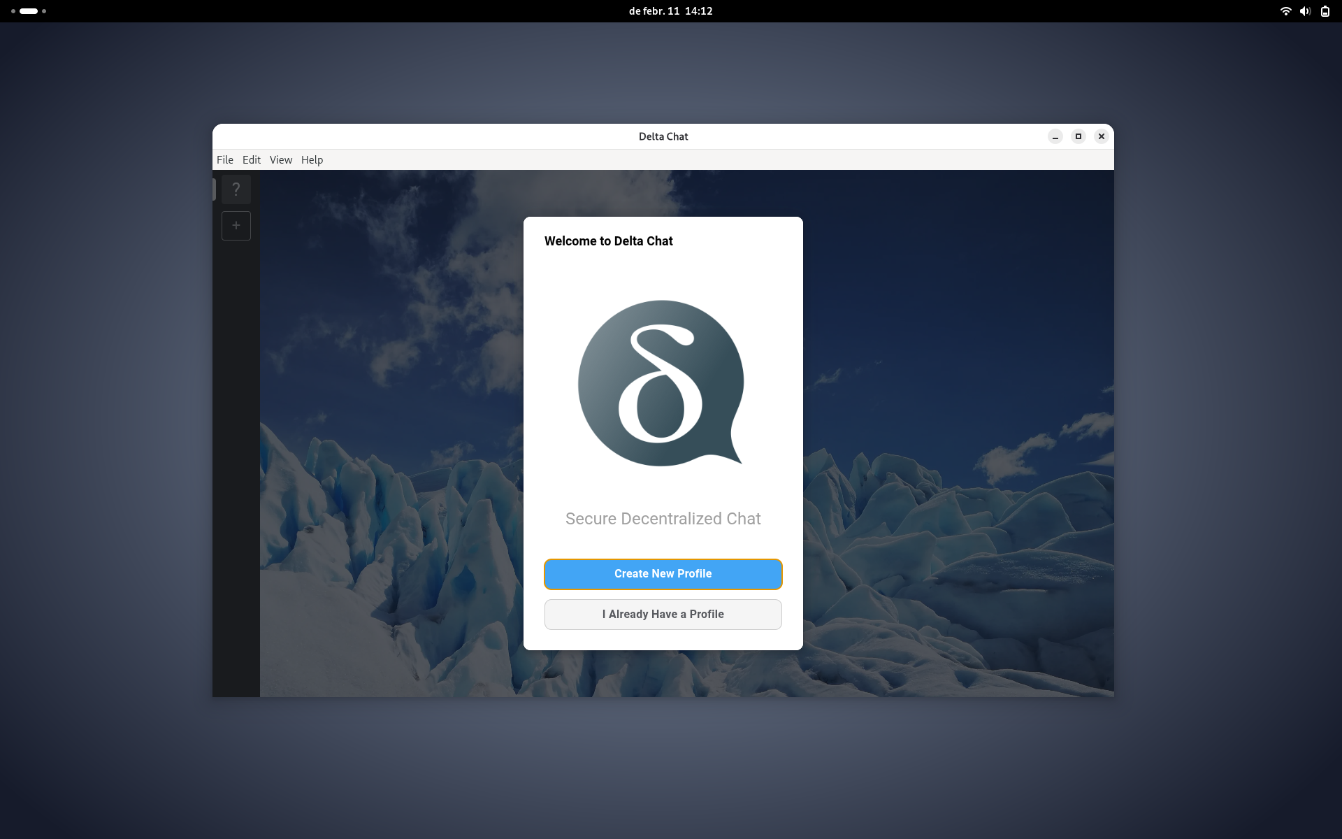 instal·lar Delta Chat a Debian 13 Trixie