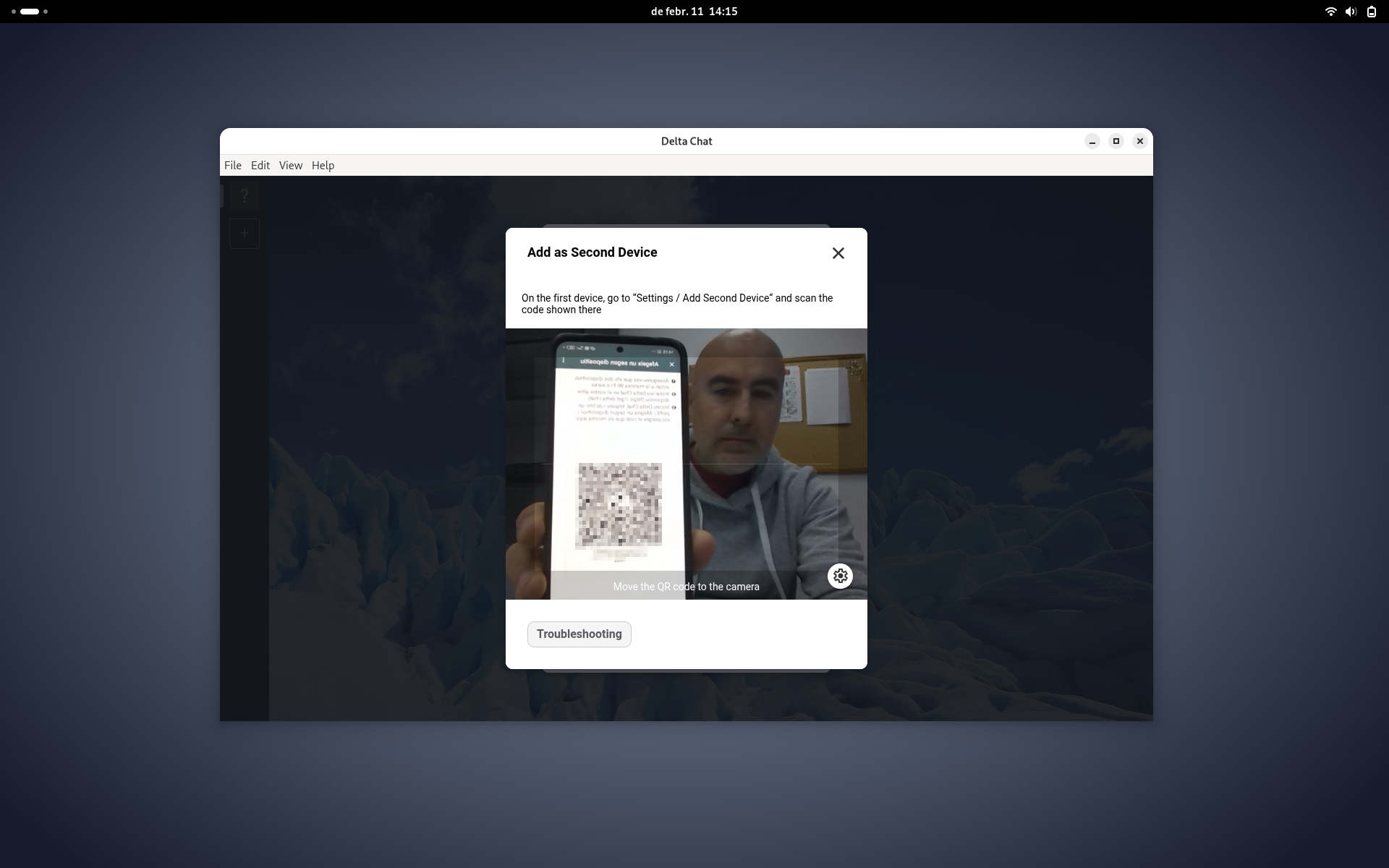 instal·lar Delta Chat a Debian 13 Trixie