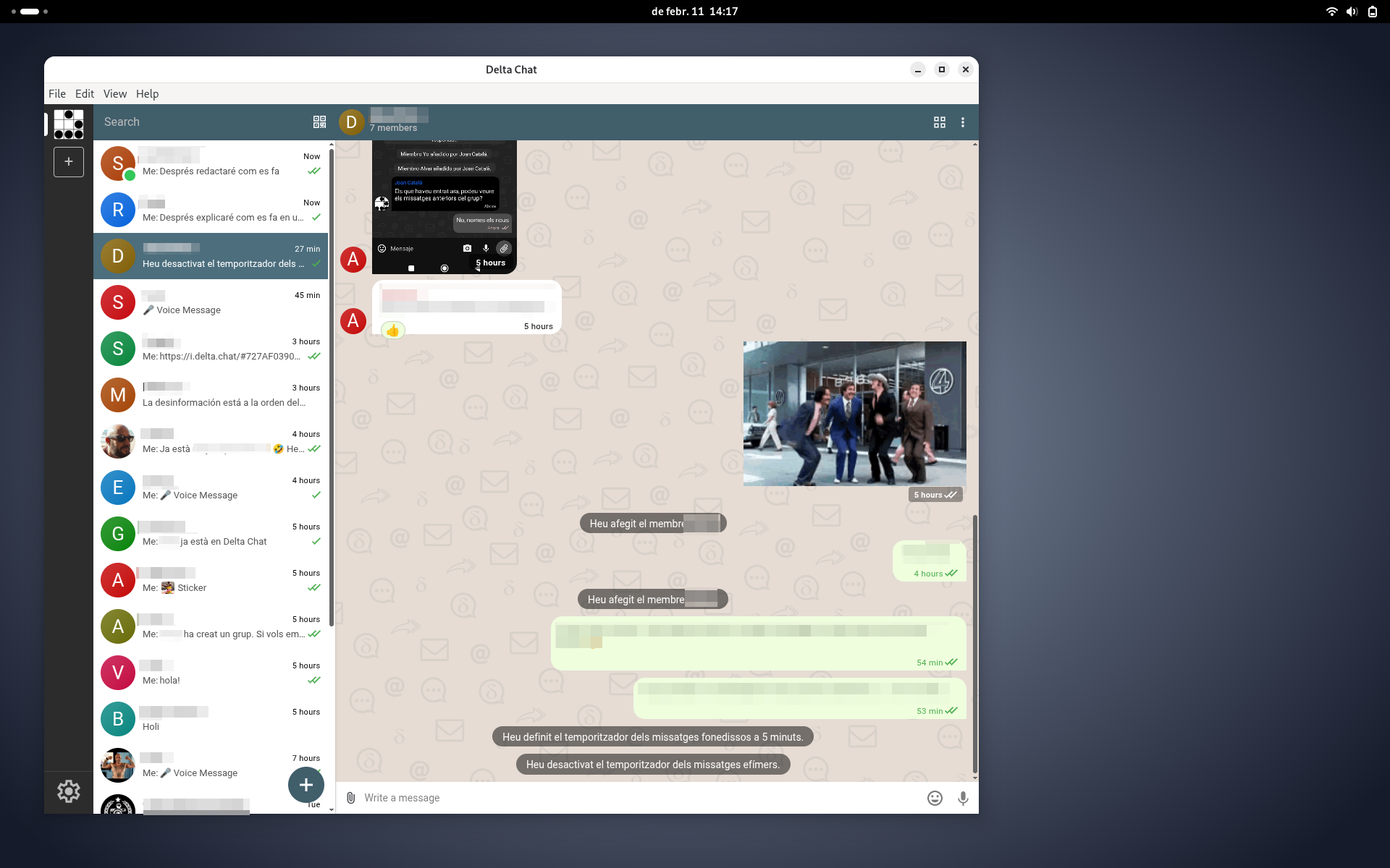 instal·lar Delta Chat a Debian 13 Trixie