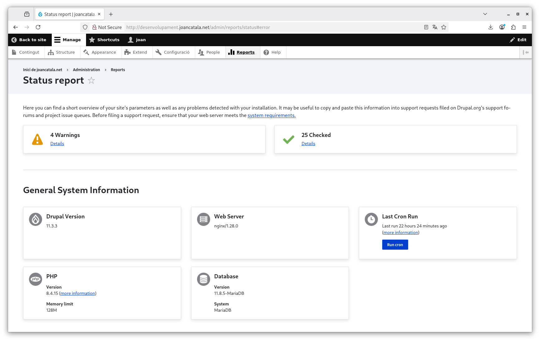 Actualització a Drupal 11