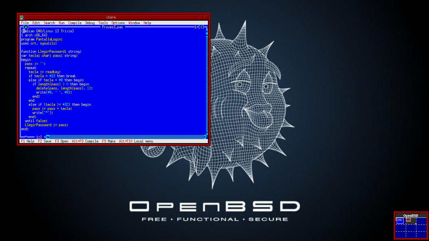 Free Pascal fpc a OpenBSD
