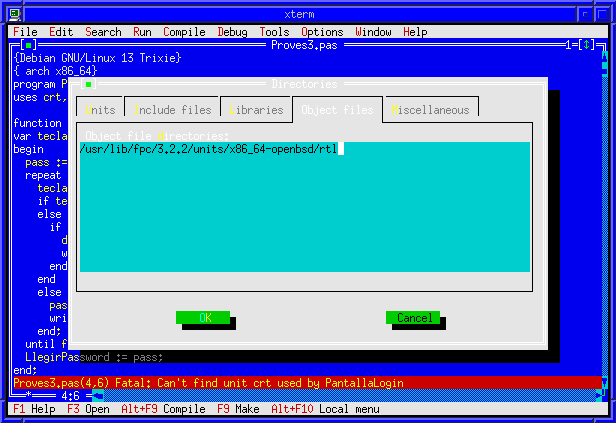 Free Pascal fpc a OpenBSD