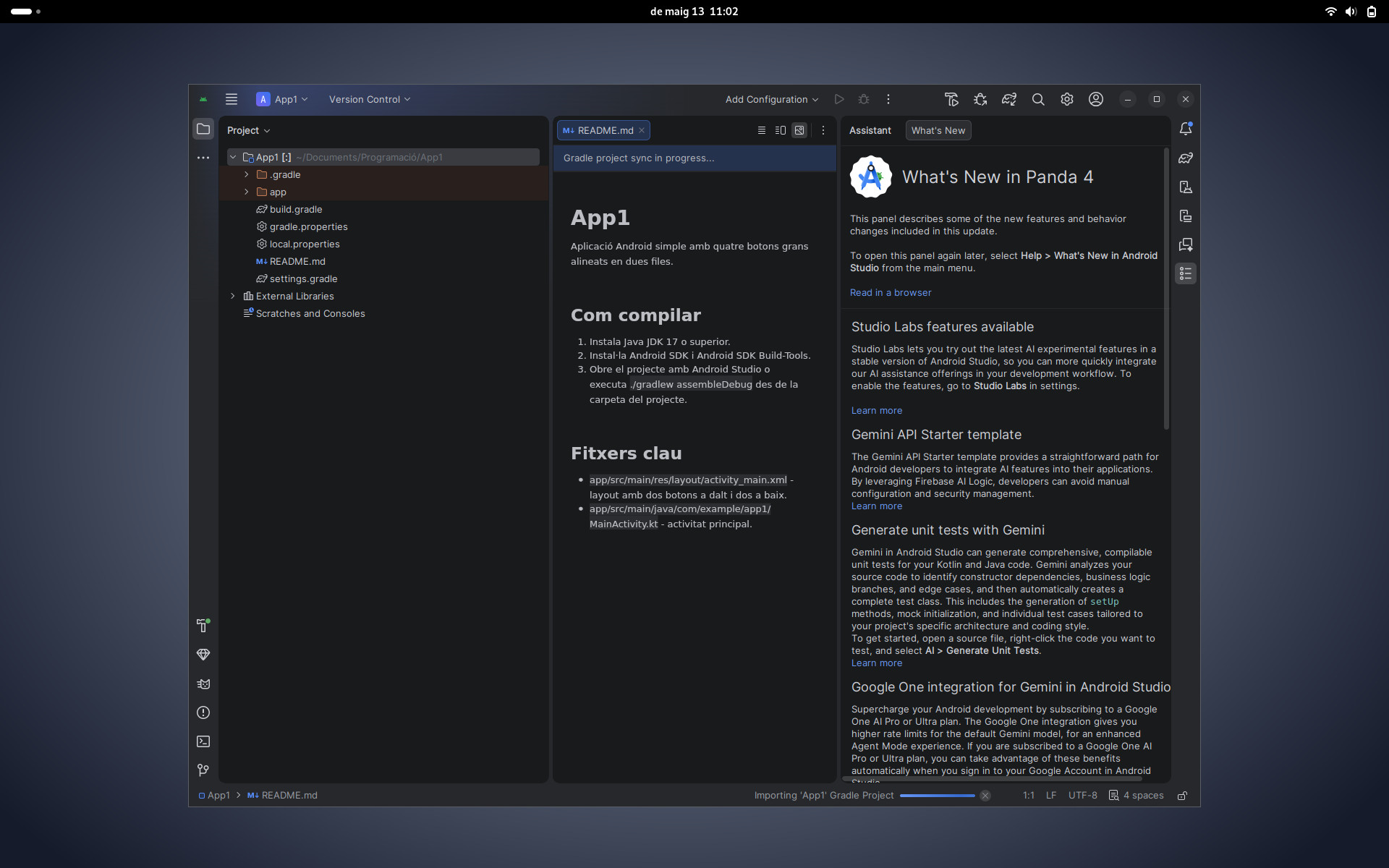 Descarreguem Android Studio a Debian GNU/Linux 13