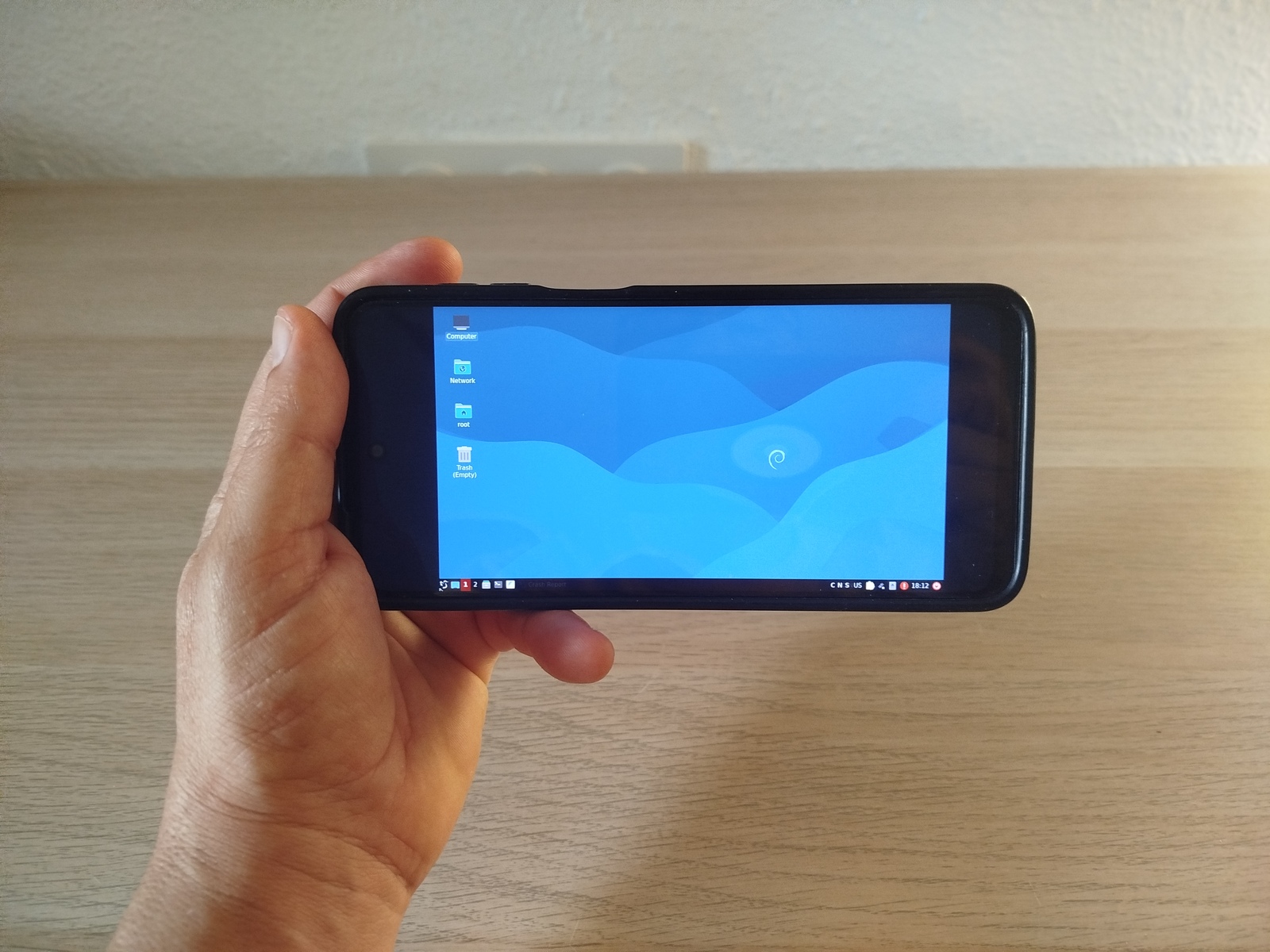 app BVNC Android i Debian GNU/Linux