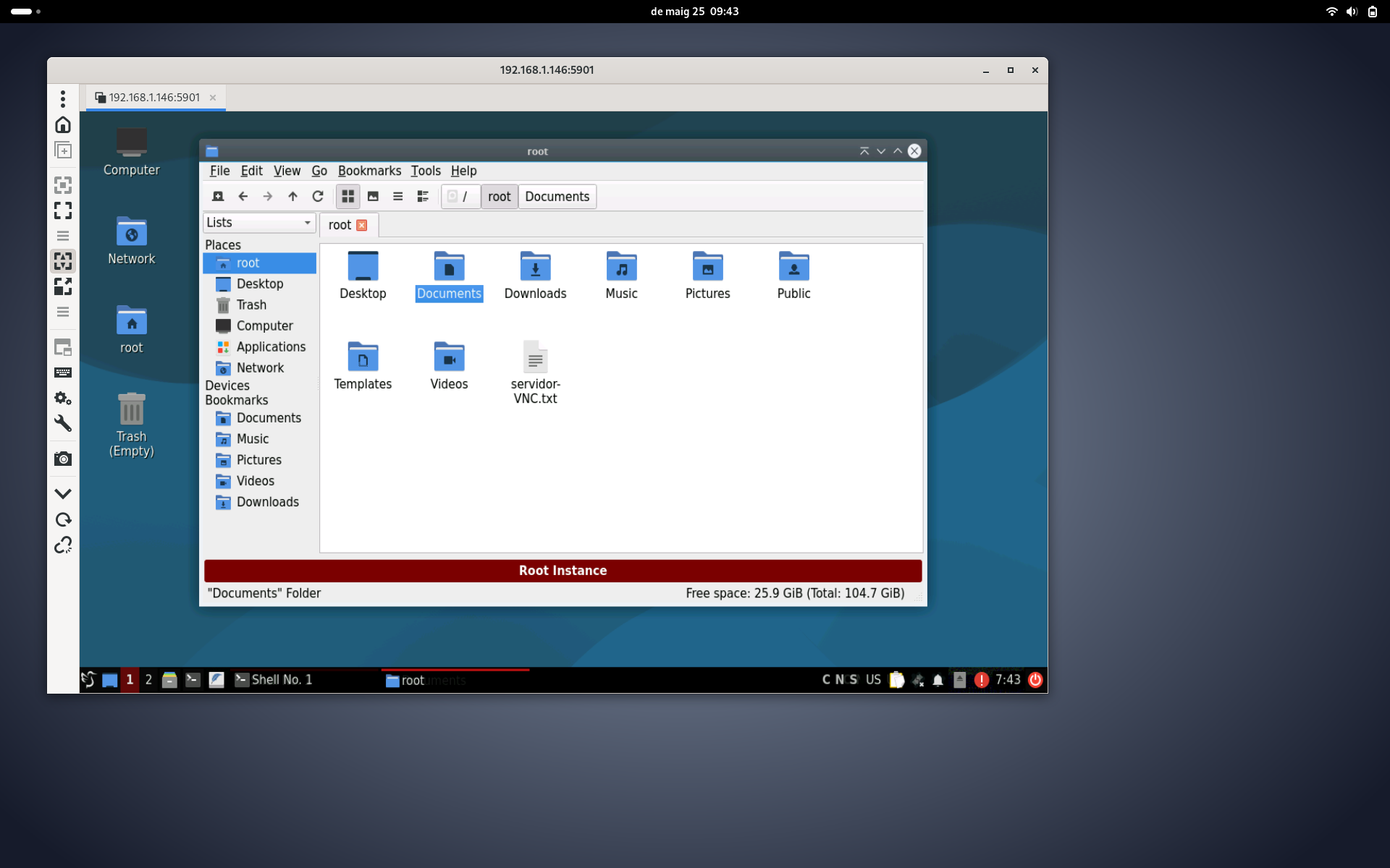 VNC Debian en Smartphone amb Termux