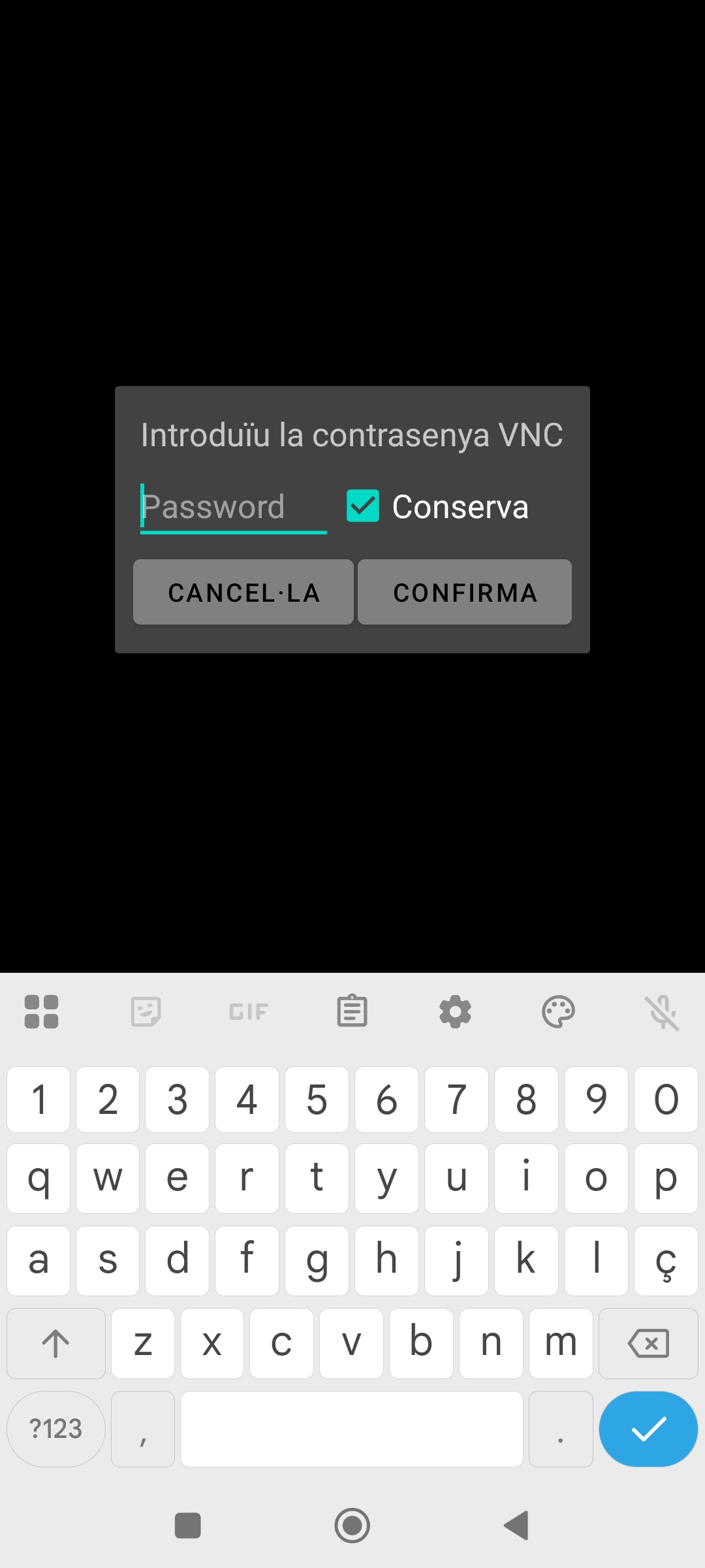 app BVNC Android i Debian GNU/Linux