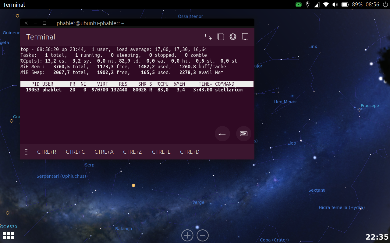 Stellarium Ubuntu Touch