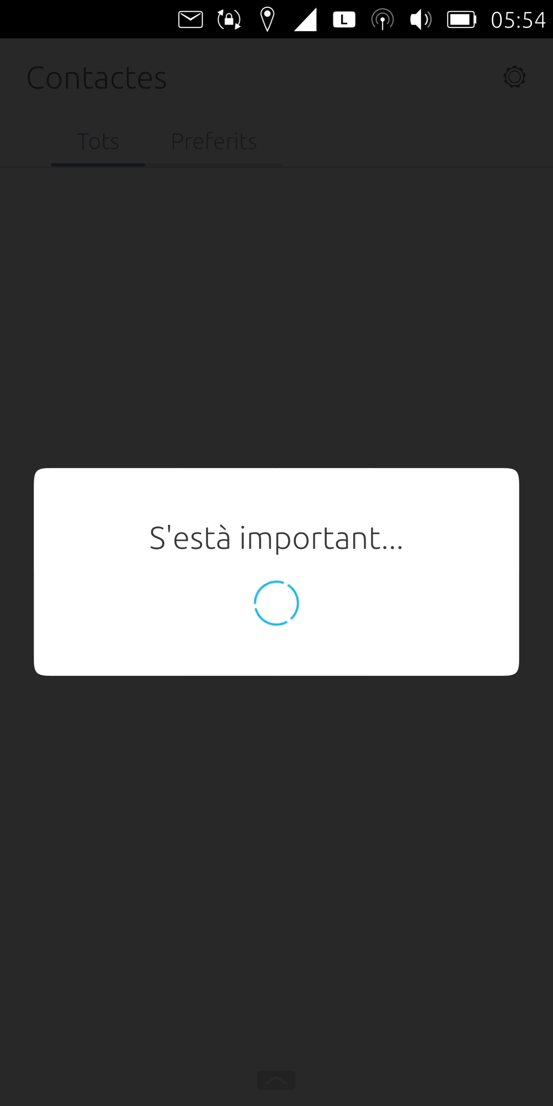 Contactes Ubuntu Touch