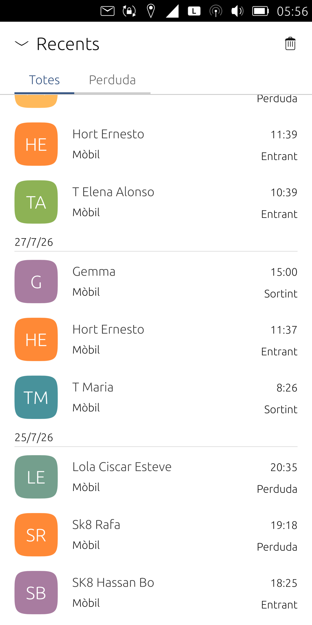 Contactes Ubuntu Touch