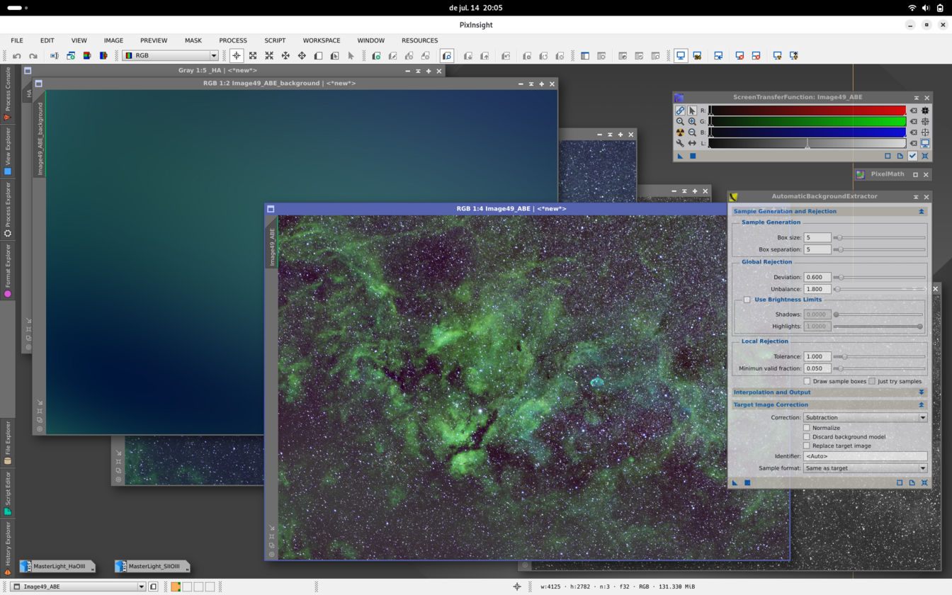 Cygnus en paleta SHO