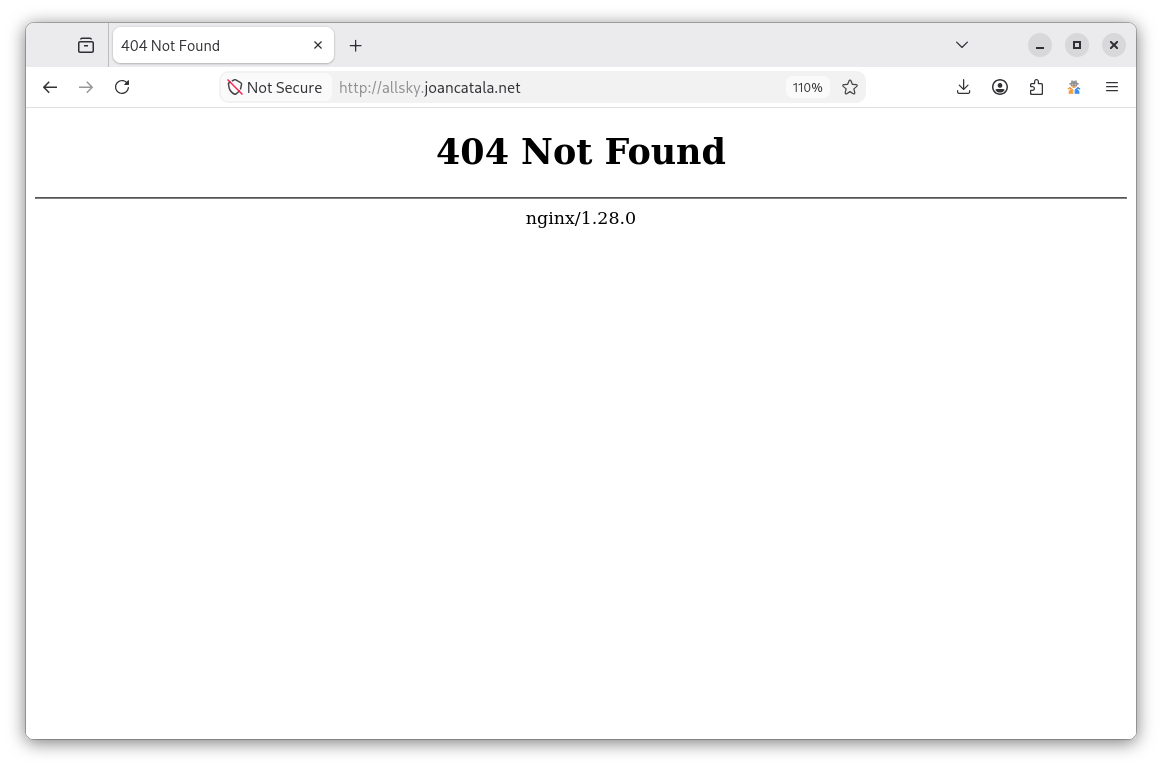 error accedint amb http