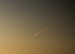 Cometa C2023 Tsuchinshan Atlas (Vinaròs) Fet amb una Canon 6D Mark II i una lent Samyang 135mm sense seguiment.