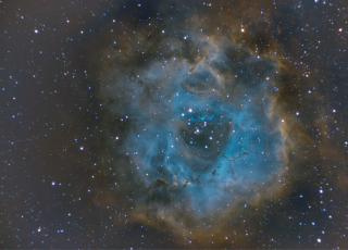 NGC 2244 La Rosetta en banda estreta