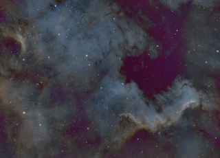 NGC 7000 (Nord Amèrica en banda estreta)