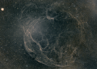 Simeis 147 (Nebulosa de l'Spaguetti, gener 2022)