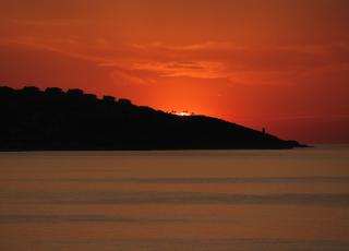 Sol eixint per la Torre Bellver