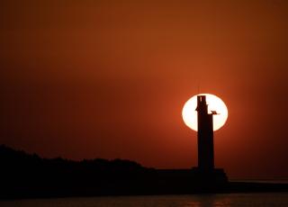 Eixida de sol en el Far de la Serra d'Irta