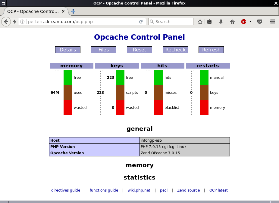 Activar OPcache a un servidor de 1&1 per accelerar la càrrega de les pàgines