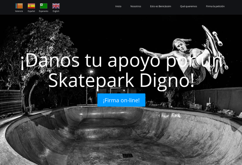 Volem un Skatepark a Benicàssim