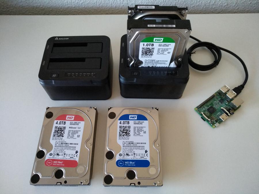 El meu servidor passa a tenir dos discs de 4 TB clonats