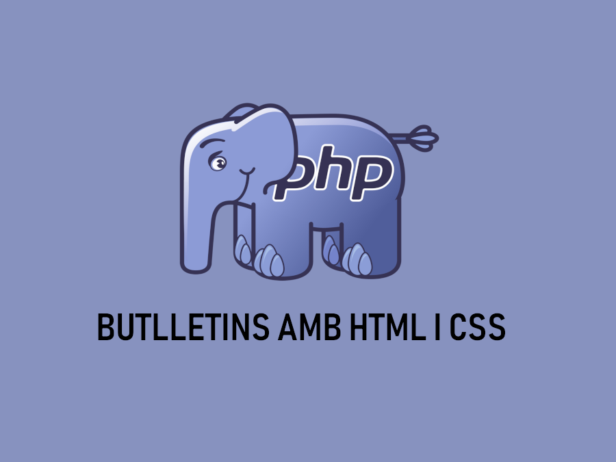 Programeta PHP per a fer enviaments de butlletins xulos amb HTML i CSS