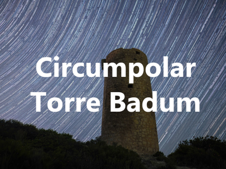 Una fotografia circumpolar en la torre Badum de la Serra d'Irta