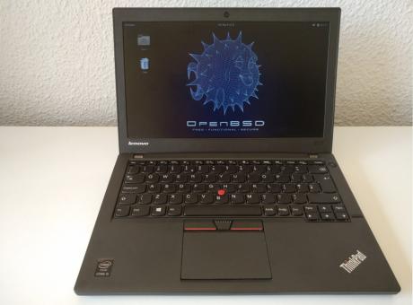 OpenBSD 6.3 al portàtil Lenovo Thinkpad x250