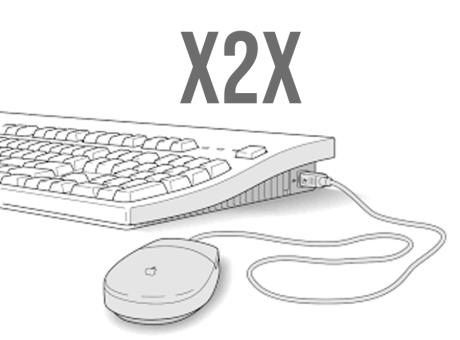 Controlant distints ordinadors des del mateix teclat i rató amb x2x