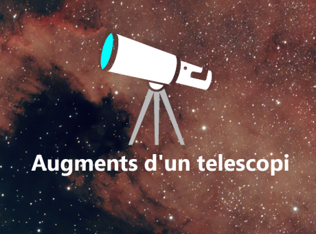 Quants augments i com de lluny podem veure amb un telescopi astronòmic?