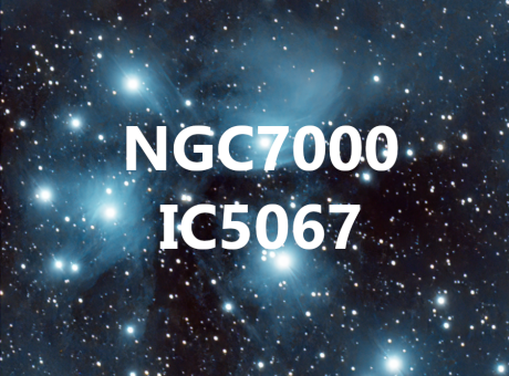 NGC 7000 i IC 5067, dues nebuloses de Cygnus