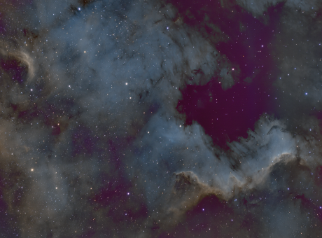 NGC 7000 (Nord Amèrica en banda estreta)
