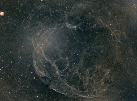 Simeis 147 (Nebulosa de l'Spaguetti, gener 2022)