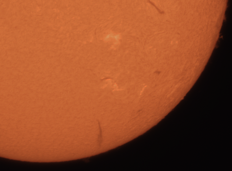Sol en Hidrogen alpha (Abril 2025)